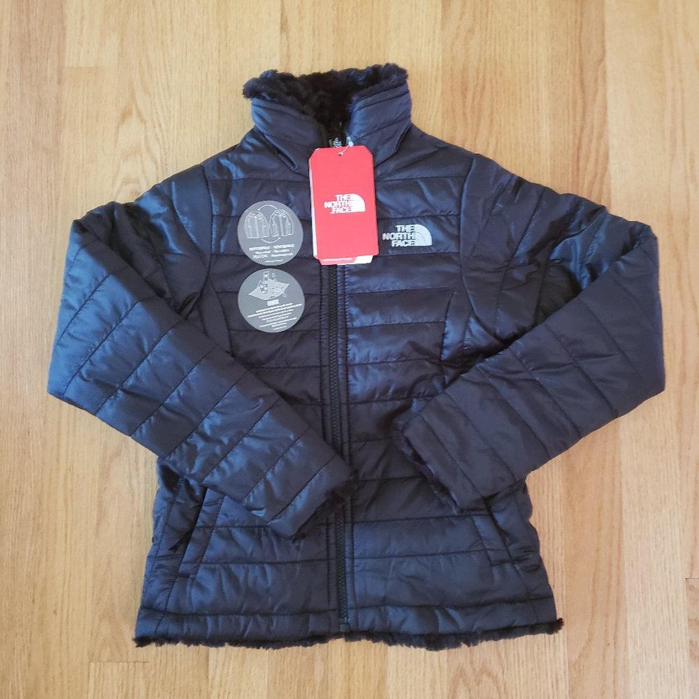The North Face Girls Reversible Mossbud Swirl Jacket